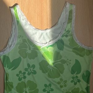 Hawaiian print dress